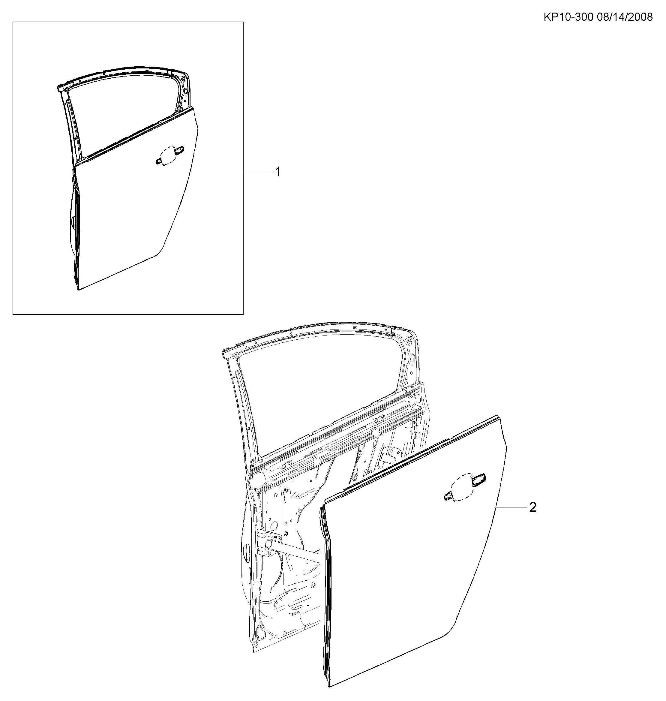 ПАНЕЛЬ И ОТДЕЛКА ЗАДН. ДВЕРИ
