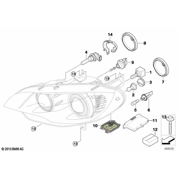 Детали фары