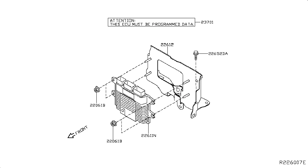 Электронный блок управления двигателем; ENGINE CONTROL MODULE