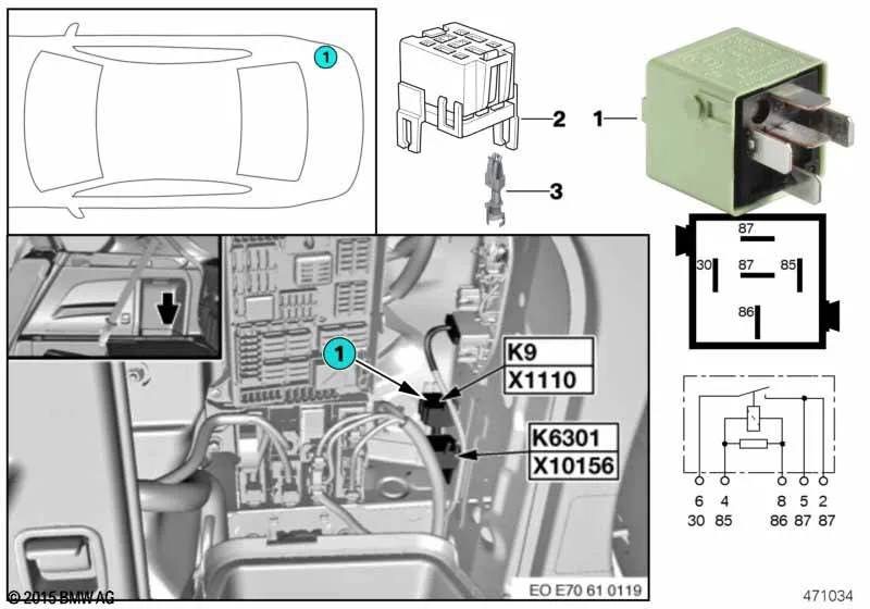Разгрузочное реле контакта 15 K9