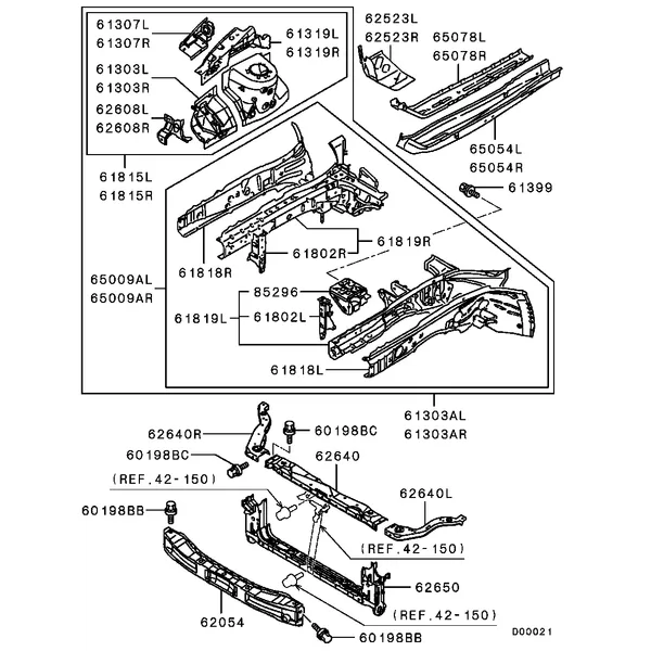 КУЗОВ - ПЕРЕДНЯЯ ПАНЕЛЬ