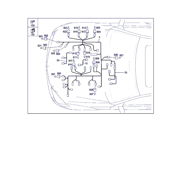 ЖГУТ ЭЛЕКТРОПРОВОДКИ ДВИГАТЕЛЯ