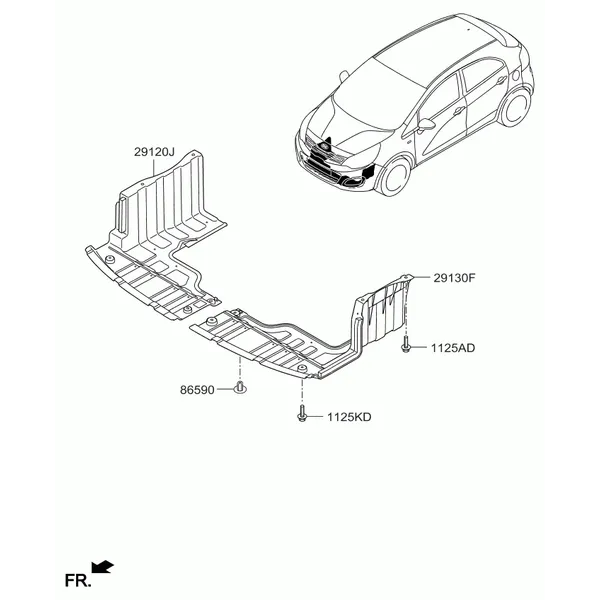 Нижняя крышка