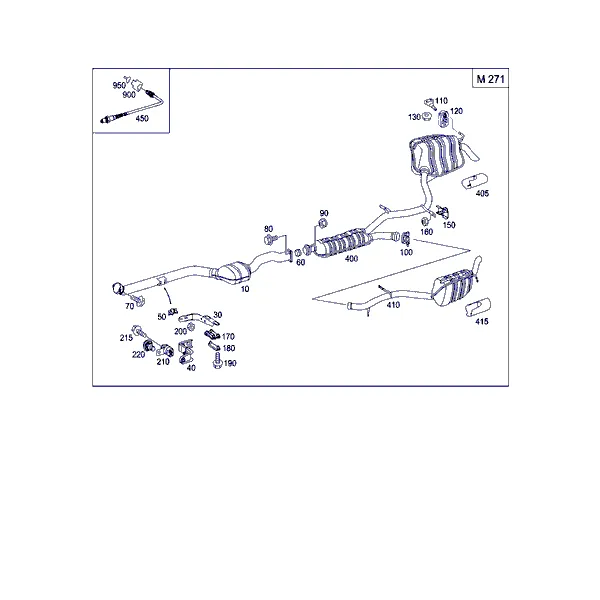 СИСТЕМА ВЫПУСКА ОГ ДЛЯ 4-ЦИЛ.БЕНЗ.АВТО- МОБИЛЕЙ