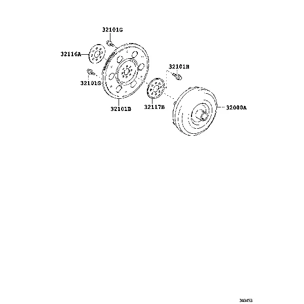 TORQUE CONVERTER, FRONT OIL PUMP(CVT)