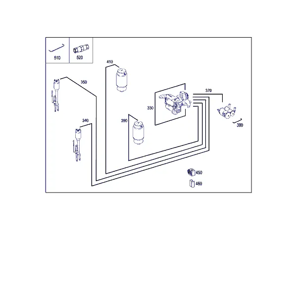 РАСПОЛОЖЕНИЕ ТРУБОПРОВОДОВ ПРИ ПНЕВМОПОДВЕСКЕ