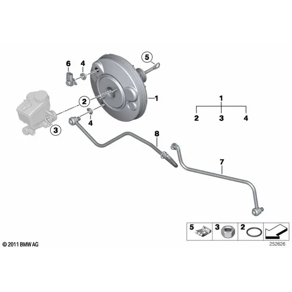 Вакуумный усилитель тормозов