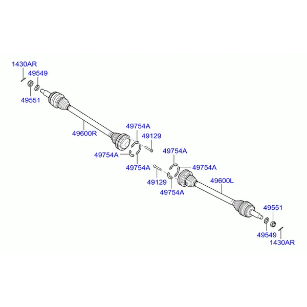 DRIVE SHAFT - REAR