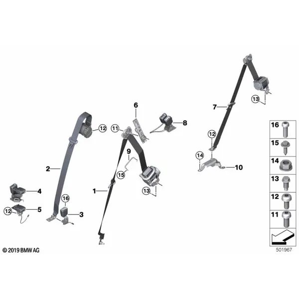Ремень безопасности Зд