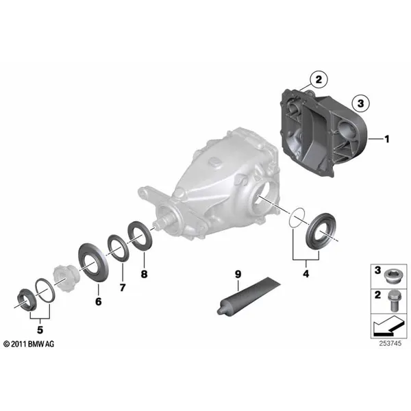 детали редуктора заднего моста