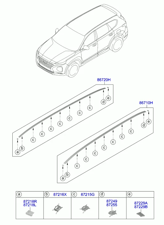 накладка на крышу и задний спойлер