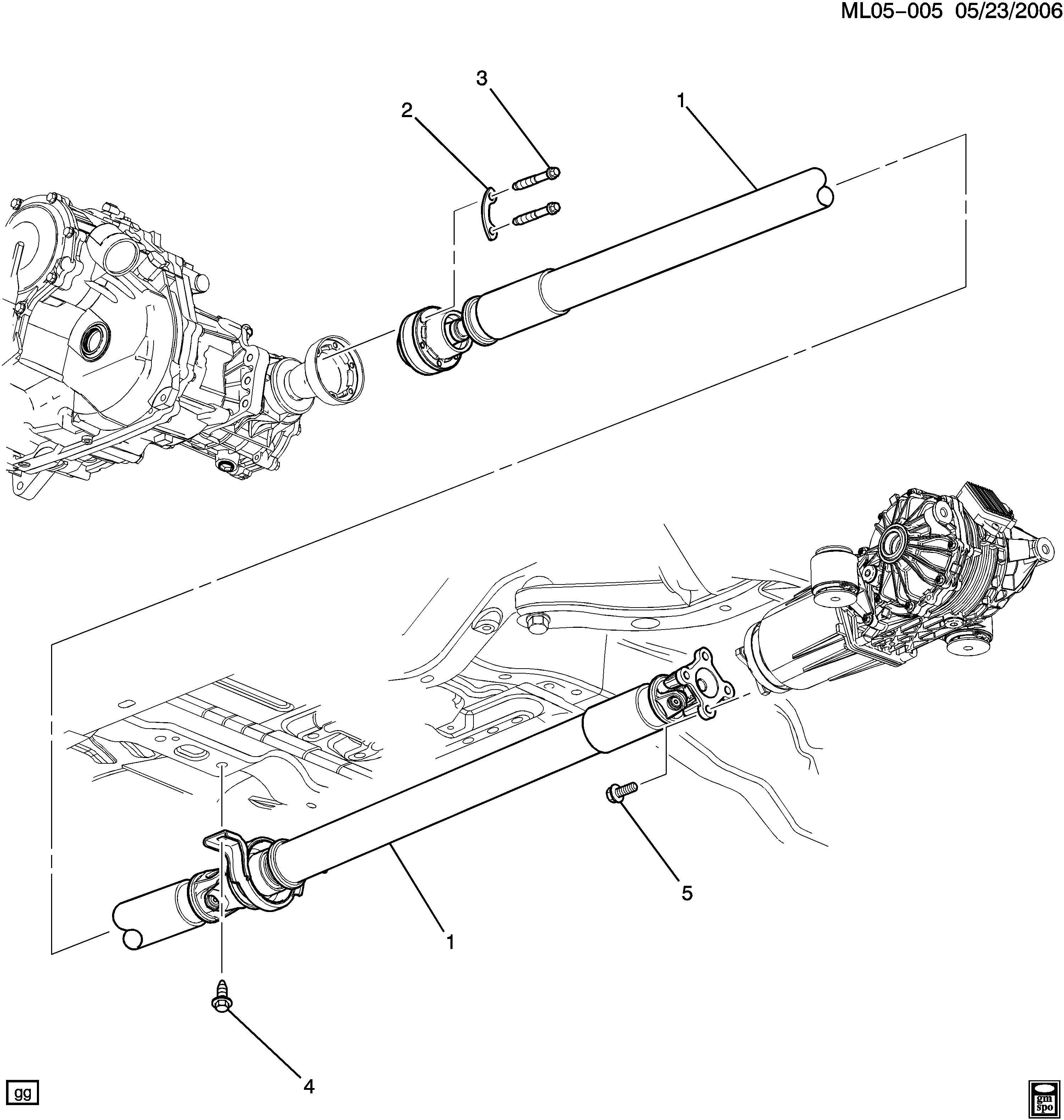 PROP SHAFT MOUNTING