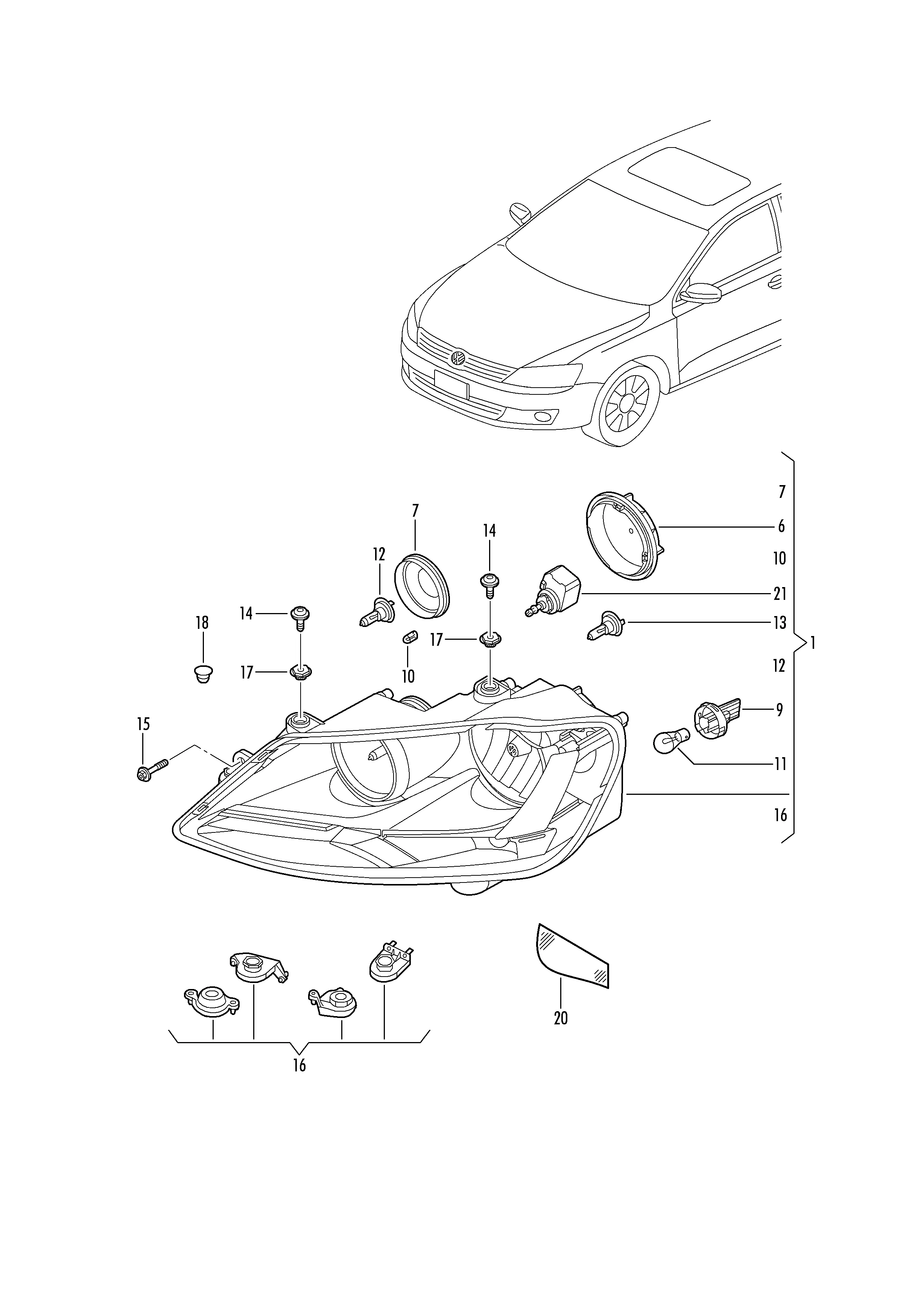 Двойная галогенная фара D >> - 01.07.2012