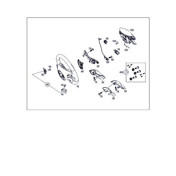 РУЛ. КОЛЕСО И ЗАМОК БЛОКИРОВ. РУЛ. ВАЛА