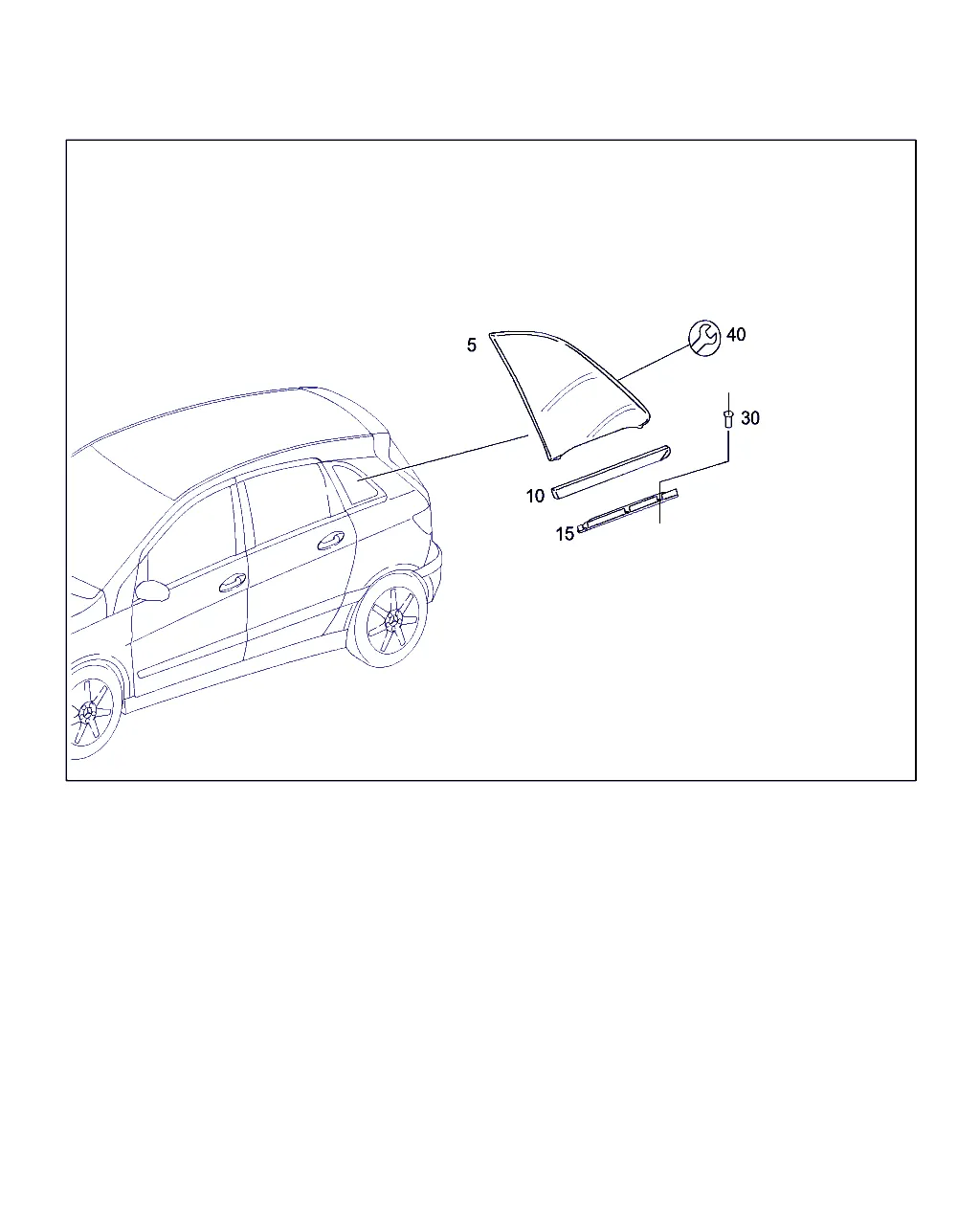 БОКОВОЕ ОКНО ЗАДНЕЙ ЧАСТИ КУЗОВА