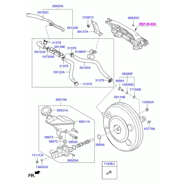 BRAKE MASTER CYLINDER & BOOSTER