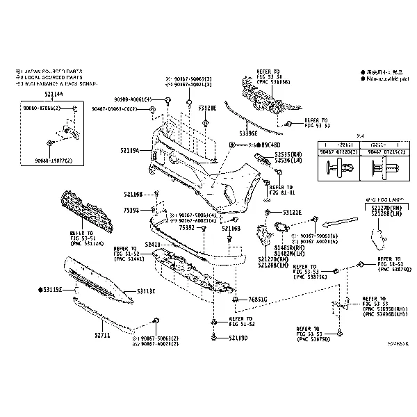 FRONT BUMPER & BUMPER STAY