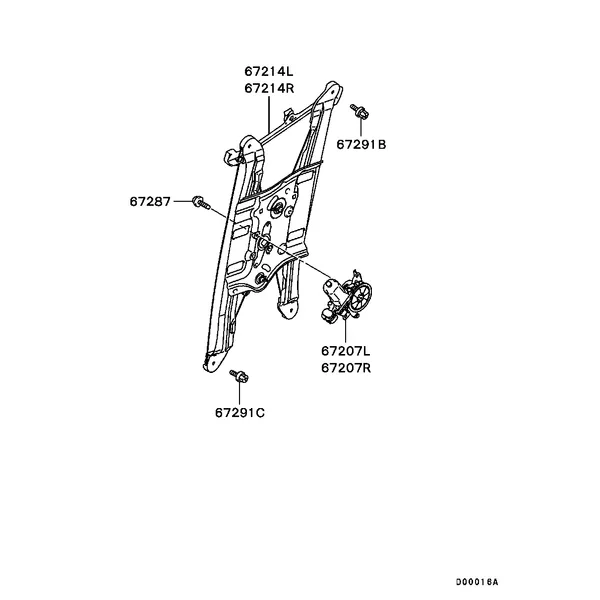 ДВЕРИ - СТЕКЛОПОДЪЕМНИК ПЕР. ДВЕРИ