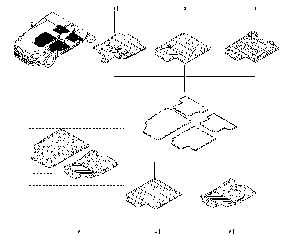 Напольный коврик (дополнительное оборудование)