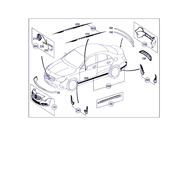 НАВЕСНЫЕ ДЕТАЛИ ВНЕШНИЕ