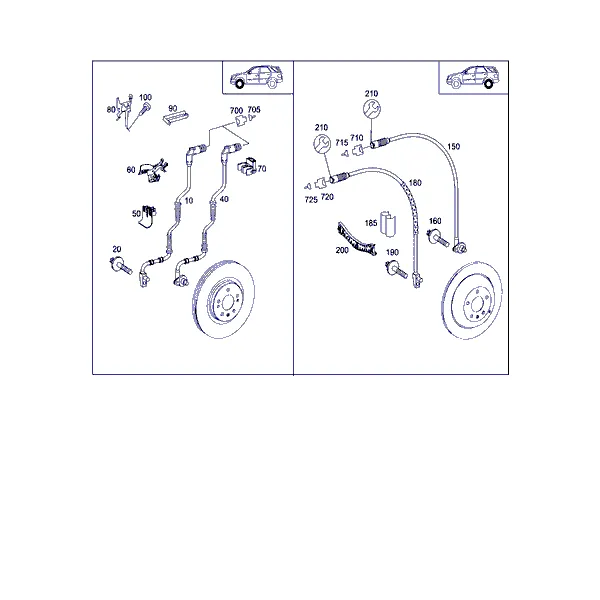 ИНДИКАТОР ИЗНОСА ТОРМ. КОЛОДОК И ДАТЧИК ЧАСТОТЫ ВРАЩЕНИЯ ПЕРЕДН. И ЗАДН. МОСТА