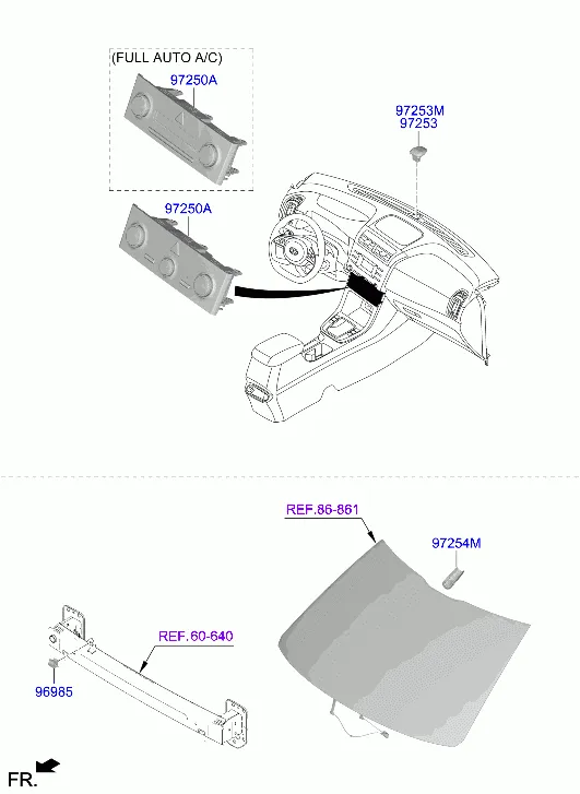 Климатическая установка - управление отопителем