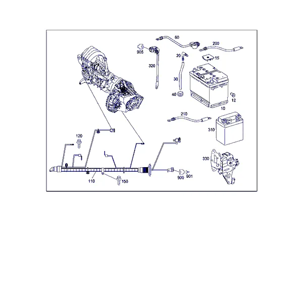 ПРОВОД АКБ, СТАРТЕРА И ГЕНЕРАТОРА