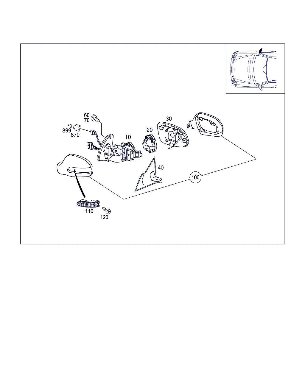 НАРУЖНОЕ ЗЕРКАЛО ПРАВОЕ