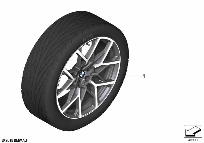 Комплект летних колес M Performance Y-образные спицы