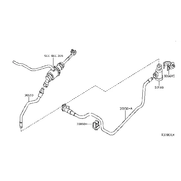 Трубопровод сцепления