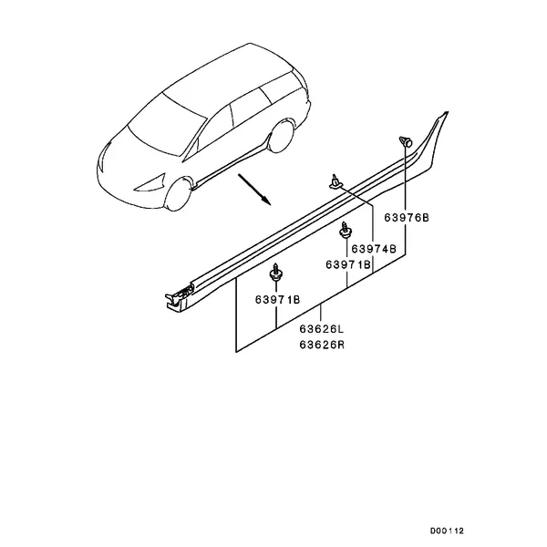 НАРУЖНЫЕ ЭЛЕМЕНТЫ КУЗОВА - БОКОВАЯ ОТДЕЛКА И МОЛДИНГИ