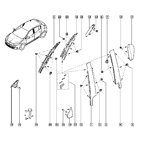 Декоративные колпаки/дополнение к кузову для лучшей обтекаемости