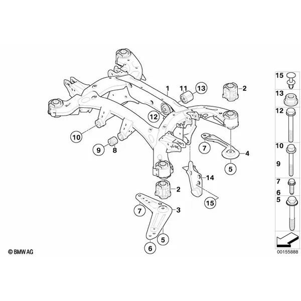 балка заднего моста