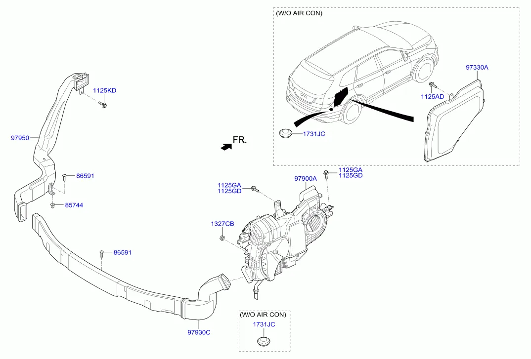 AIRCON SYSTEM-REAR