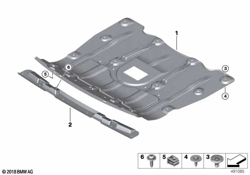 Экран моторного отсека
