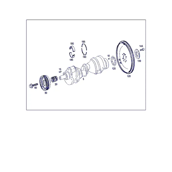 КОЛЕНЧАТЫЙ ВАЛ И МАХОВИК