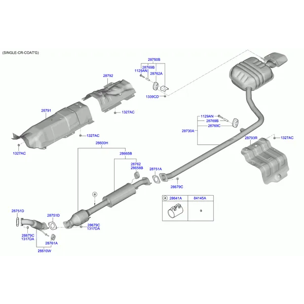 MUFFLER & EXHAUST PIPE