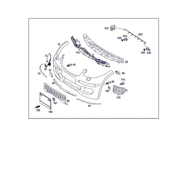 БАМПЕР ПЕРЕДНИЙ