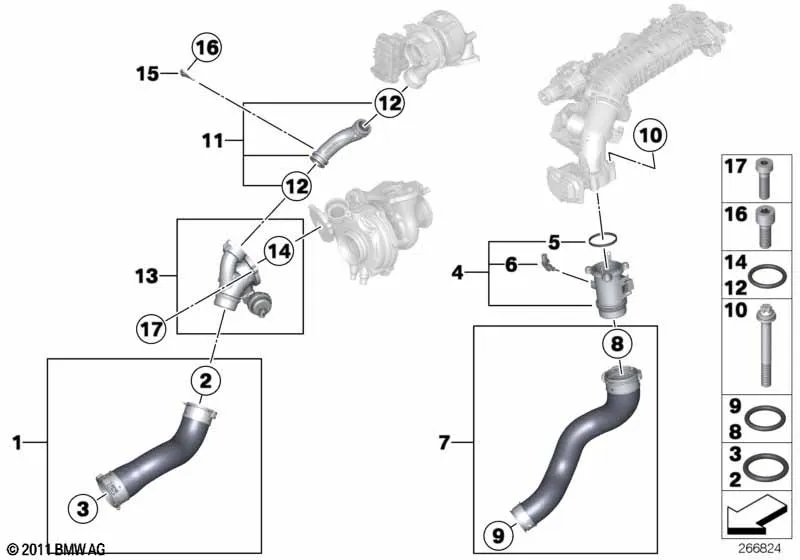 Сист.впуска воздуховода наддув.возд./AGR
