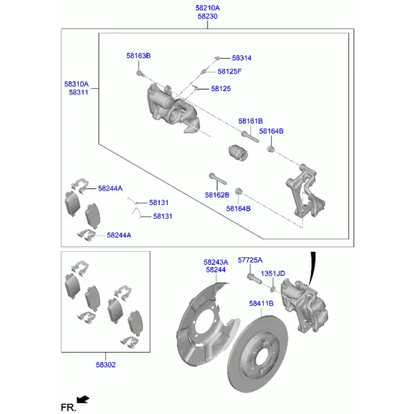 тормозной механизм заднего колеса