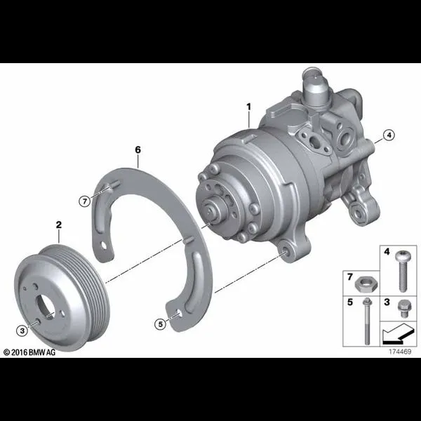Насос гидроусилителя рулевого управления