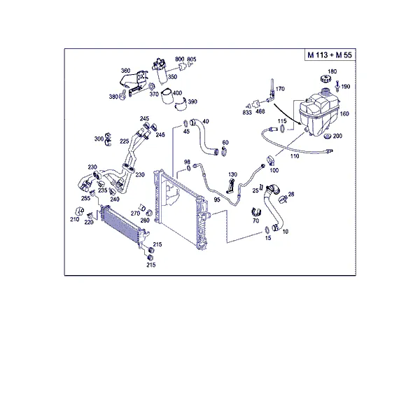 РАСШИРИТЕЛЬНЫЙ БАЧОК,КРЕПЛЕНИЕ И ШЛАНГИ