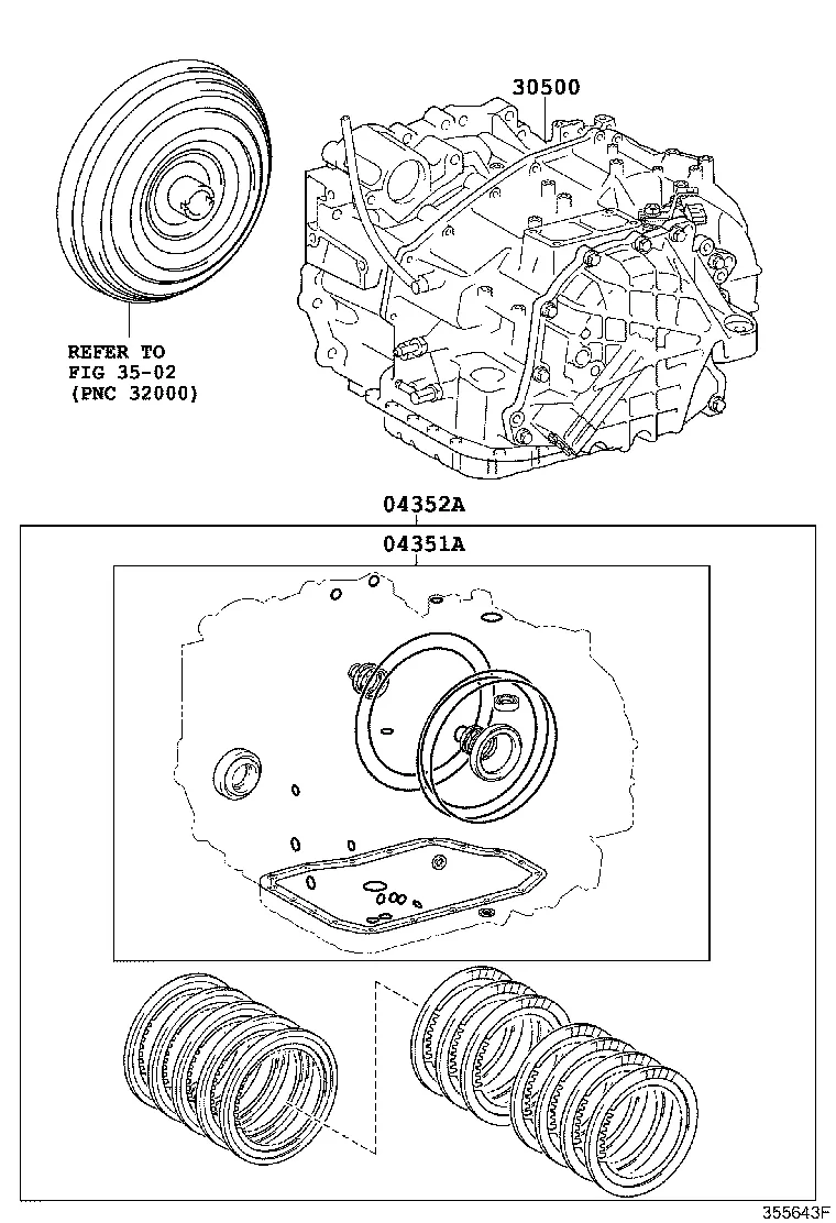 TRANSAXLE OR TRANSMISSION ASSY & GASKET KIT (ATM)