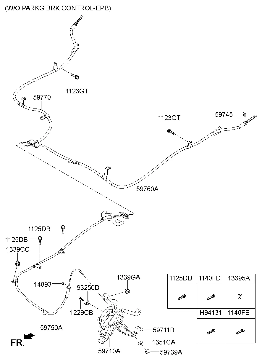 PARKING BRAKE SYSTEM; 1