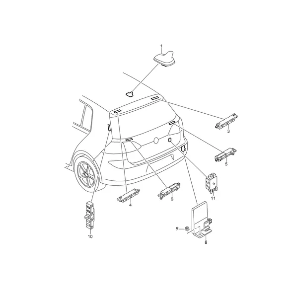 Антенна на крыше Антенный усилитель Частотный фильтр
