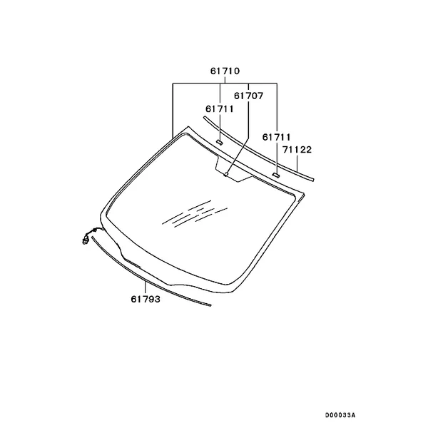 КУЗОВ - ВЕТРОВОЕ СТЕКЛО И МОЛДИНГИ
