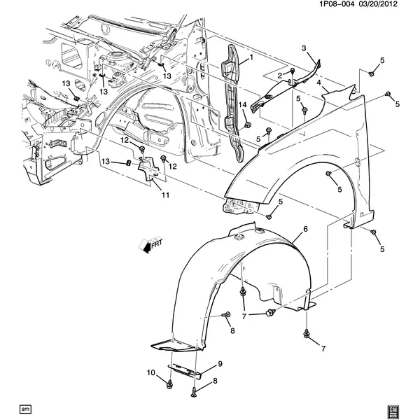 FENDER & WHEELHOUSE/FRONT END