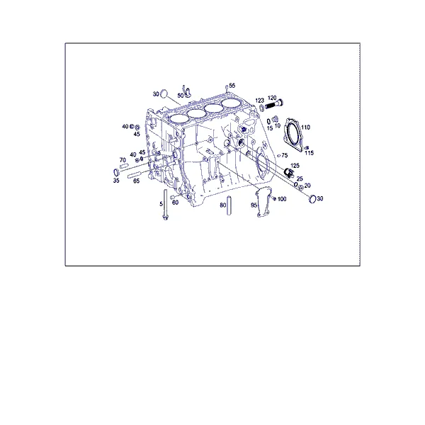БЛОК ЦИЛИНДРОВ ДВИГАТЕЛЯ