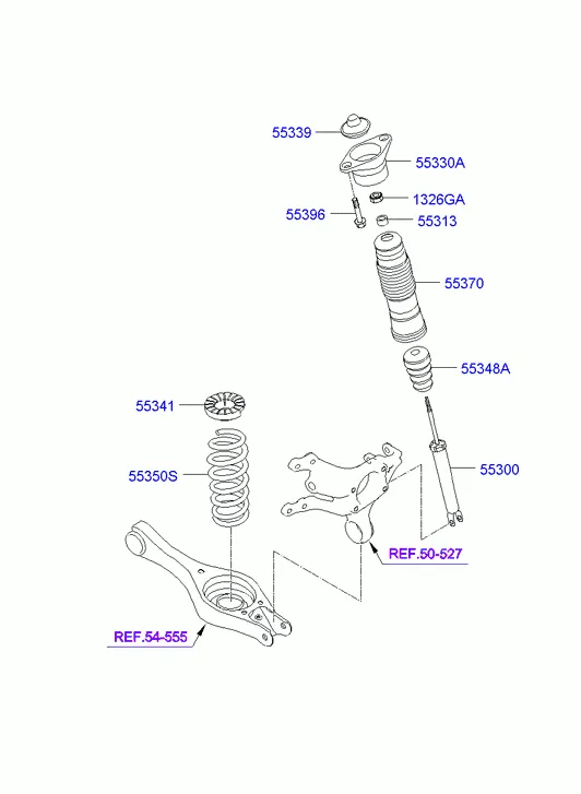 REAR SPRING & STRUT