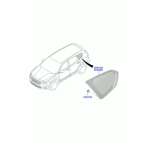 Стекло боковины